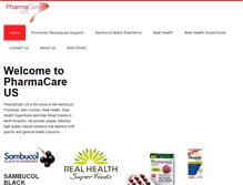 Tablet Screenshot of pharmacareus.com